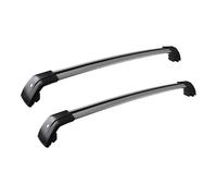 Ctpyoks Barres Transversales De Toit pour BMW i4 2022-2025, Railing Porte-Bagages De Voiture Rails Aluminium Compatible avec RéGlable avec Verrous Accessoires Auto