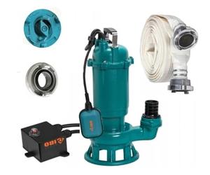 CTR1500 Pompe submersible pour eaux usées 1500 W - 24000 l/h avec lame de coupe + 20 m C-Schlau