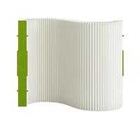 CTREVL Cloisons Séparation en Papier Pliables, Paravent Pliable en Papier, Cloison Modulable en Différentes Formes Léger pour Maison Bureau et Usage Commercial(Blanc,180x400cm/70.8x157.4in)