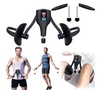 CTREVL Machine Multifonction 3 en 1 Réglable pour Cuisses et Hanches, Appareil de Musculation des Cuisses, Trainer Hip Fesses 360 Réglable, Résistance réglable 10-60kg, avec Affichage du Nombre(Noir)