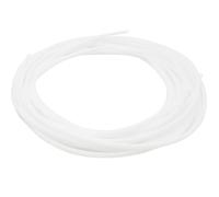 CTRICALVER 5 Pièces 1M Tube en Téflon, 2mm ID, 4mm OD Tube en PTFE, pour imprimante 3D Filament de 1.75mm (Blanc)