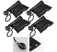 CTRICALVER Professional Inflatable Shim Tool 4pcs, Une cale d’air Robuste pour l’Installation de Portes commerciales et l’Utilisation Automobile avec/Valve métallique et Trou de lanière.