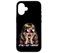Ctrl Alt Défaite Humour Rétro Pop Culture Tech Coque pour iPhone 16