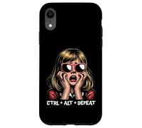 Ctrl Alt Défaite Humour Rétro Pop Culture Tech Coque pour iPhone XR