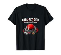 Ctrl+Alt+Del Bouton Panique Original IT Humour Graphic T-Shirt