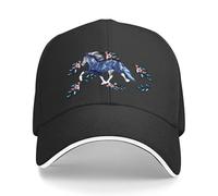 CTRLTSXUS Blámóea et Les Fleurs ~ Casquette de Baseball de Cheval islandaise Chapeau d’été |-F-| Casquettes proposées Bobble Hat Boy Child Femmes