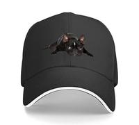 CTRLTSXUS Bouledogue français Frenchie Chien Casquette de Baseball Capuche Capuchon de randonnée Chapeau de randonnée Chapeau de Marque de Luxe Chapeau de pêche Casquette de Soleil pour Femmes Hommes