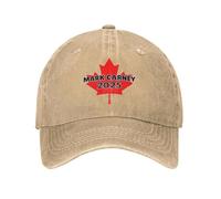CTRLTSXUS Casquette de Baseball lavée Mark Carney Élection canadienne 2025 Chapeau d’été de Camionneur pour Femmes Hommes Chasse de Rue Sun Casquettes de Baseball