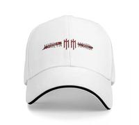 CTRLTSXUS Casquettes avec Logo Marilyn Manson pour Casquette de Baseball stylée en Unisexe, Album Chef de Voyage avec Chapeau de Camionneur