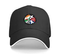 CTRLTSXUS Drapeaux des Nations Celtiques, Pays de Galles, Écosse, Cornouailles, Île de Man, Irlande et Bretagne, Casquette de Baseball, visière Thermique, garçon Enfant féminin