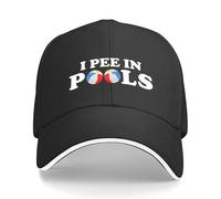 CTRLTSXUS Drôle Je pisse dans Les piscines Casquette de Baseball Dropshipping Tenue de Golf Chapeau de Cheval Chapeau Wild Ball Chapeau de Luxe Femme Hommes