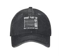 CTRLTSXUS Graphique Limited Mixer Quelle Partie de Ne Comprenez-Vous Pas Demin Casquette Aventures en Plein Air Casquettes Femmes Casquettes de Baseball Hommes