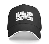 CTRLTSXUS Mots croisés Casquette de Baseball Casquettes de Soleil Bonnets de Papa Chapeau de Luxe dans Le Chapeau Dames Hommes