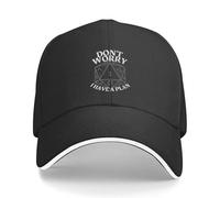 CTRLTSXUS Ne t’inquiète Pas, j’AI Un Plan - Casquette de Baseball imprimée D20 Casquette Western Casquettes d’Hiver à la Mode pour Hommes Casquette de Luxe garçon Enfant Femmes
