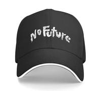 CTRLTSXUS No Future - Casquette de Baseball Sombre Chapeau de Soleil pour Enfants Casquette à Remettre en Retrait Chapeau dans Chapeau Créateur Vêtements de Golf pour Femmes Hommes