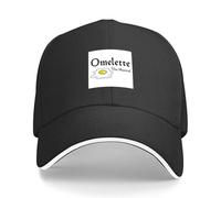 CTRLTSXUS Omelette The Musical (Something Rotten) T-Shirt Classique Casquette de Baseball Icône de Golf Casquette Masculine Chapeau Grand Format Golf Hommes Femmes