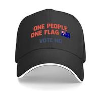 CTRLTSXUS One People, One Flag - Vote Non Casquette de Baseball Casquette de randonnée Grand Bonnet de Taille pour Hommes Casquette de Golf Cosplay Tenue de Golf Tenue de Golf pour Hommes Femmes