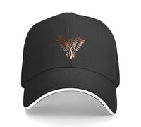 CTRLTSXUS Phoenix Mythical Bird Rise from The Ashes Casquette de Baseball Vintage rétro Flame Casquette de Baseball Casquette Vintage pour Femmes Casquettes Hommes