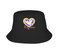 CTRLTSXUS Rujinu Bucket Hat Jinu Demon Hunter Hawaii Fisherman Casquettes pour Voyages Unisexe Tendance, Randonnée, Casquettes de crème Solaire, Casquette de personnalité