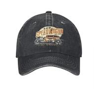 CTRLTSXUS Vintage REO Speedwagon Voiture Classique 1971 Demin Roader Hat Durable pour Toutes Les Saisons Casquettes de Baseball Femme pour Hommes