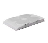 CTRLZS Lot de 200 feuilles d'aluminium pour capsules à expresso réutilisables, compatibles avec les dosettes de café non compatibles avec un diamètre de 37 mm