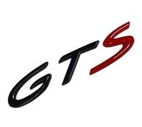 CTRONIC GTS Badge pour coffre arrière Noir/rouge brillant pour 911 Carrera