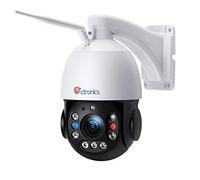 Ctronics 30X Zoom 5MP Caméra Surveillance WiFi Extérieure Caméra IP Détection 1920p Mouvement Uniquement Humaine Vision Nocturne 150M Rotation 355 °90° Alarme Sonore Audio Bidirectionnel