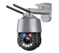 Ctronics 4G LTE 5MP 30X Zoom Optique Caméra Surveillance Extérieure IP Caméra Carte SIM avec Auto Balayage/Suivi/Zoom Vision Nocturne Couleur 150M Détection Humaine Alarme/Métal/PC/IP66