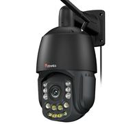 Ctronics 4K Caméra Surveillance WiFi Extérieure, Zoom Optique 3D 30×, Vision Nocturne 180 m, Détection IA Intelligente & Suivi Auto, 60 Préréglages, 5G/2.4GHz WiFi, PC/App, FTP/NVR, 256GB SD/Cloud