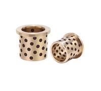CTRSM Douille de palier JFB autolubrifiante en Laiton Graphite, diamètre intérieur 16 mm, Bride sans Huile, extérieur 22, Hauteur 10-50(JFB1640(29x3-16x22x40mm))