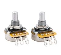 CTS 450 A250K Potentiomètres Standard Solid Shaft 3/8 Pouce 10% Audio Taper pour Guitare électrique Basse(Lot de 2)