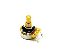 CTS Potentiomètre A500K 500K Audio Logarithmique Solid Shaft 6,40 mm 3/8" 450GT Mesures impériales pour plaquettes de guitare simples Coils ou P90