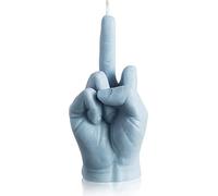 CTTPEG Bougie en forme de doigt d'honneur - Décoration de chambre - Cire de soja végétalienne naturelle - Cadeau d'anniversaire - Bleu 3,5''/8,9cm