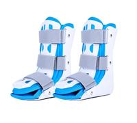 CTTQIBUIN Support de cheville for enfants, orthèse de pied rembourrée, attelle de soutien de nuit, protection réglable avec plaque de protection avant(Left,Large)