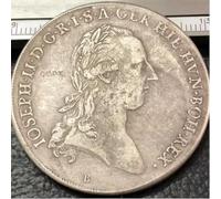 CTTSDHIPE Pièce Commémorative 1784 Joseph II Pièce De Collection Plaqué Argent Pièce De Défi Cadeau Souvenir pour Collection