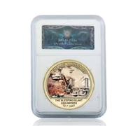 CTTSDHIPE Pièce Souvenir De Pièce Commémorative pour Le 80E Anniversaire De L’Attaque Contre Pearl Harbor Pièce Souvenir Pièce De Collection Plaquée Or Cadeau Souvenir Challenge