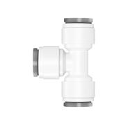 Ctyjia 1 Pièces Connecteur en T de 1/4", Raccord de Connecteur pour Réfrigérateur Tuyau, Raccord de Filtre à Eau, pour Systèmes d'Osmose Inverse