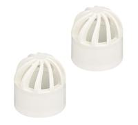 Ctyjia 2 Pièces Bouchon D'aération en PVC, Diamètre Intérieur 20mm Raccords De Tuyau D'aquarium, Accessoires de Tuyauterie de Débordement pour Aquarium Marin