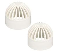 Ctyjia 2 Pièces Bouchon D'aération en PVC, Diamètre Intérieur 32mm Raccords De Tuyau D'aquarium, Accessoires de Tuyauterie de Débordement pour Aquarium Marin