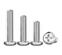 Ctyjia 20 Pièces Vis Cruciformes, Vis à Métaux à Tête Cylindrique en Acier Inoxydable, pour Installation de Meubles, M3x6mm