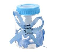 Ctzrzyt 50 pièces/lot biberon boîte de chocolats fournitures de fête biberon mariage faveurs et cadeaux boîte cadeau fête prénatale décoration de baptême (bleu clair) 9 x 4 cm
