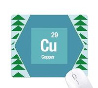 cu cuivre élément chimique science tapis de souris green pine tree tapis en caoutchouc