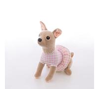 CU-MATE 12 ''Chihuahua Simulation en Peluche Chien-Animaux en Peluche réalistes Chiot Jouets en Peluche Chien-Mignon Animal Cadeau Cadeau pour Filles/garçons