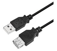 Rallonge USB - LOGILINK - CU0012B - 5 m - USB 2.0 - Blindage magnétique