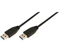 LogiLink CU0038 câble USB USB 3.2 Gen 1 (3.1 Gen 1) 1 m USB A Noir