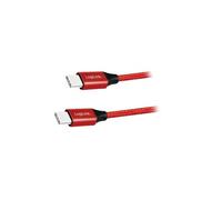 CU0156 Câble USB 2.0 recto verso,USB C mâle 1m rouge LOGILINK