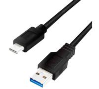 [CU0168] LogiLink Câble USB 3.2, USB-A - USB-C, 1,0 m, noir