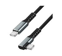 LogiLink Câble USB-C USB 3.2 Gen2 USB-C® mâle 2.0 m noir coudé à 90° vers la droite CU0272