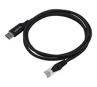 CU0401 Câble USB 3.0 RJ45 Mâle,USB A Mâle nickelé 1,5m LOGILINK