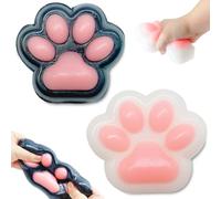 Cuackamily 2 Pièces Fufu Squishy Patte De Chat, Jouet Patte de Chat Anti Stress, Squishy Patte Géante, Squishy Patte De Chat, Jouet Anti-Stress pour Adultes et Enfant Cadeau d'anniversaire